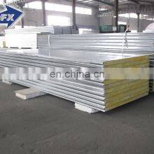 Shandong Colored Steel Polyurethane Cladding Polyurethane Material Rock Wool Composite Board Panel thumbnail-2