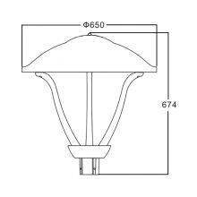 Led Garden Light For Park DLG-LED-019 thumbnail-2