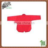 High Quality Ribbed Material V Neck Red Taekwondo Uniform thumbnail-3