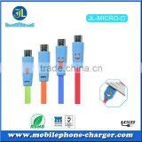 Colorful Micro Usb Data Cable Electronic Product Sale Smartphone Cable Connector Used Mobile Phone thumbnail-2