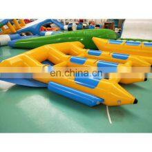 Inflatable Fly Fishing Boat With Three Tubes Inflatable Banana Boat Water Play Equipment thumbnail-2