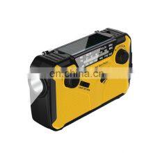 Outdoor NOAA Weather AM FM Radio Portable SOS Emergency Flashlight Solar Base Radio Multiple Band thumbnail-4