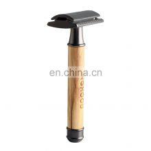 Wholesale Traditional Design High Quality Zero Waste Olive Wood Mens Eco-friendly Double Edge Wooden Shaving Safety Razor thumbnail-1