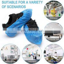 Disposable Shoe Covers CPE Anti-Dust Overshoes Foot Covers Waterproof Anti Slip Protective Boot & Shoe Covers thumbnail-4