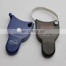 Customized Y Shape 150cm 60 Inch Plastic Tape Measure Retractable Body Measuring Tape With Handle