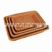 Wholesale Cane Proofing Weave Wicker Picnic Round Kitchen Woven Bread Rattan Basket thumbnail-5