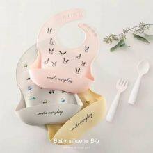 Baby Food Bib Baby Silicone Food Rice Pocket Male and Female Children Bib Waterproof Washable Saliva Pocket thumbnail-2