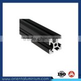 6000 Series High Quality Extruded Black Anodized Aluminum Profiles
