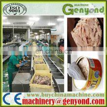 Manufacturer Shanghai Factory Automatic TUNA CHUNKS CANNING MACHINE Canned Fish in Oil Production Line Processing Plant thumbnail-5