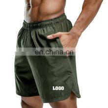 Fast Delivery Casual Solid Color Comfortable Shorts Elastic Drawstring Beach Shorts Men's Workout Running Training Sports Wear thumbnail-1