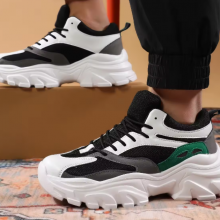 Men's Casual Sneakers Street Style Easy Wearing Knob Height Increasing Running Walking Shoes Hard-Wearing thumbnail-2