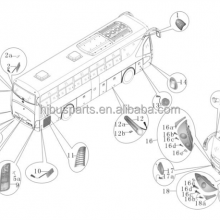 Bus Parts 236100880 Auto Electrical Parts Tail Light Left Side Lights for Kinglong thumbnail-5