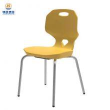 Single Student Chair With Plastic Shell and Metal Frame thumbnail-4