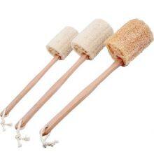 Natural Boar Bristle Brush New Soft&hard Loofah Bath Back Brush With Long Wooden Handle Body Massage Brush thumbnail-1