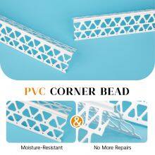 Customizable Flexible Impact Resistant White Vinyl PVC Corner Bead for Easy DIY Wall Repair thumbnail-3