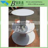 Modern Simple White Round Shoe Rack, Round Clothes Rack for Sale