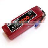 AGA 50C 6S Discharge 22.2V 5200mah Rechargeable RC Lithium Polymer Battery thumbnail-1