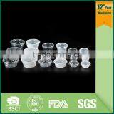 Glass Cups With Lids/ Transparent Beversge Cups thumbnail-5