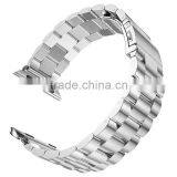 Classic Buckle Stainless Steel Watchband Replacement for Apple Watch 42mm thumbnail-3