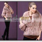 QD20049 Genuine Rabbit Fur Jacket