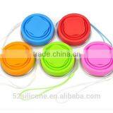 Healthy Life FDA Grade Folding Silicone Foldable Water Cup for Travel Drinking thumbnail-3