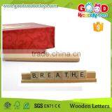 High Quality 100pcs Alphabet Letters Game Kids Educatiional Wooden Alphabet Number Letter Quality Choice thumbnail-3