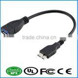 USB3.0 AM To MicroB Cable Computer Connecting Cable PC Case Extension Cable Hub Data Wire thumbnail-1