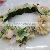 Wholesale Fashion Tiara Flower Crown Headband Women Wedding Garland Crown Handband Girls thumbnail-3