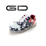GD Flag Design Popular LED Lights Plus Sizes Casual Shoes Women