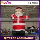 20ft Giant Fat Western Christmas Decorations Inflatable Santa thumbnail-1