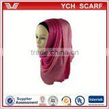 Wholesale Women Plain Long Shimmer Scarf thumbnail-2