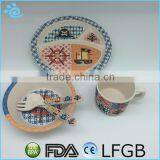 Biodegradable Eco-Friendly BamBoo Kids Dinner Set / thumbnail-3