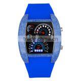Promotion Sport Silicone LED Watch Flashing LED Wrist Watch thumbnail-1