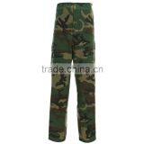 US BDU combat woodland camouflage ripstop trousers