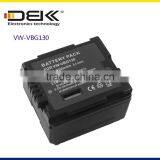 VW-VBG130 Camera Battery For Panasonic HDC-SD9, HDC-HS9, HDC-SX5, HDC-DX1 , thumbnail-1