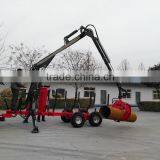 ATV Timber Trailer With Crane/log Trailer With Grapple ZM3004 thumbnail-4