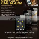 GPS/GSM/SMS Control Car Alarm With Hopping Code