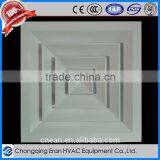 HVAC Aluminium Square Ceiling 4 Way Air Diffuser thumbnail-1