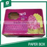 FRESH FRUIT PACKING BOX WITH TRANSPARENT WINDOW thumbnail-2