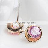 High Quality Cubic Zirconia Earrings Gold Plated Earrings Free Samples thumbnail-4