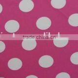 African Lace Fabrics Denim White Dot on Rose Red Poly Milk Fiber Fabric Spandex Fabric 4way Strentch thumbnail-6