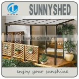 Polycarbonate rain canopy awning for window awning shelter or door canopy or carport