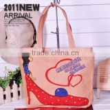 Favorites Compare OEM shopping canvas bag men with logo print