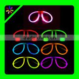 popular big round glow glasses for party glow eyeglasses