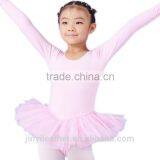 Long Sleeves Children Ballet Tutu for Girls, Pink/Black/White Ballet Dancing Skirt for Kids, Made From Cotton thumbnail-1