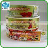 Colorful Printing Private Fruit Label, Juice Private Label, Juice Bottle Labels thumbnail-1