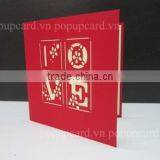 Boy Fall in Love 3d Pop up Greeting Card thumbnail-2