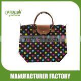 Foldable Shopping Bags With Dot Printed thumbnail-2