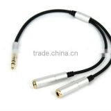 high quality 3.5mm Stereo Male to 2 RCA Stereo Female Cable