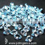 Sky Blue Topaz Semi Precious Gemstone Pear Cut Faceted Lot For Rings From Jaipur thumbnail-2